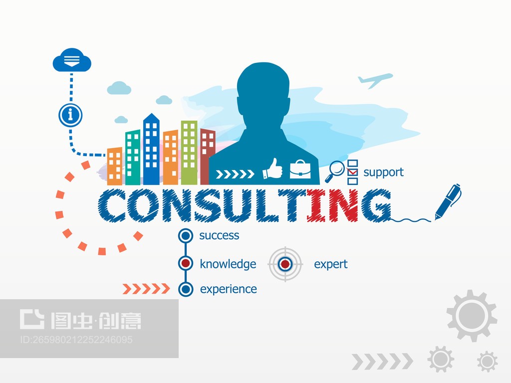 咨詢理念和商務(wù)人士。Consulting concept and business man.